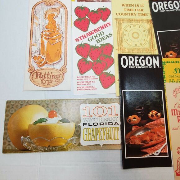 18 Vintage Dessert Pamphlet Lot Cookies Strawberries Ephemera - Picture 5 of 5